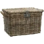 New Looxs Rotan fietsmand Melbourne Large 45 liter 45 x 33 x 31 cm grijs
