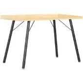 vidaXL Bureau 90x50x79 cm eikenkleurig