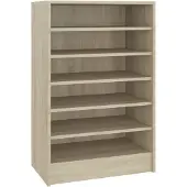 vidaXL Schoenenkast 60x35x92 cm bewerkt hout sonoma eikenkleurig