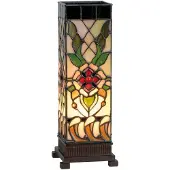 Clayre & Eef Tafellamp Tiffany 12*12*35 cm E14/max 1*40W 5LL-9234