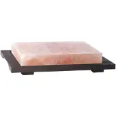 Bisetti Zoutsteen Met Houten Basis - 20 X 30 Cm