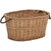 vidaXL Houtmand met handvatten 56x40x28 cm natuurlijk wilgenhout