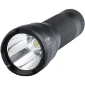 DOBENO Litexpress Zaklamp Led Batterij 500 Lumen 14 Cm Rvs Zwart