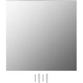 vidaXL Wandspiegel vierkant 40x40 cm glas