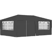 vidaXL Partytent met zijwanden professioneel 90 g/m² 4x6 m antraciet