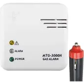 FITO 12V gasmelder incl. adapter en aanstekerplug