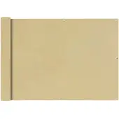 vidaXL Balkonscherm Oxford textiel 75x600 cm beige