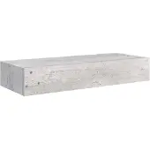 vidaXL Wandschap met lade 60x23,5x10 cm MDF betongrijs