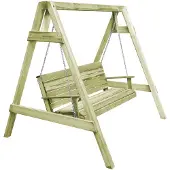vidaXL Schommelbank 205x150x157 cm geïmpregneerd grenenhout