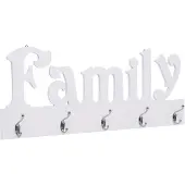 vidaXL Wandkapstok FAMILY 74x29,5 cm
