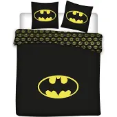Disney Batman dekbedovertrek Batman logo - microvezel