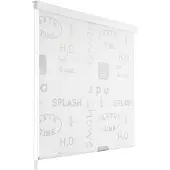 vidaXL Rolgordijn voor douche 100x240 cm splash online kopen