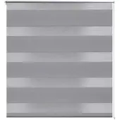 vidaXL Duo rolgordijn 100 x 175 cm grijs online kopen