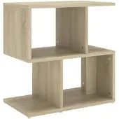 vidaXL Nachtkastje 50x30x51,5 cm bewerkt hout sonoma eikenkleurig