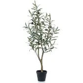 Emerald kunstplant in kunststof pot olijfboom 90 cm