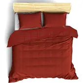De Witte Lietaer Dekbedovertrek Zygo Chili Pepper Katoen-260 x 200 / 220 / 240 cm | Extra Breed