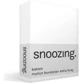 Snoozing katoen molton hoeslaken extra hoog online kopen