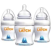 Munchkin Babyfles - 3-pack Latch bottle - baby fles 120ml - Anti-Colic babyflesje