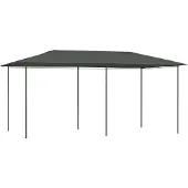 vidaXL Paviljoen, 2,98 x 5,3 x 2,59 m, grijs, 160 g/m²
