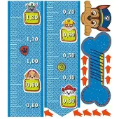 Molecule Paw Patrol Muursticker Groeimeter - 120 x 20 cm