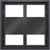 Wicotex Raamfolie zonwerend- 152cm transp/donker