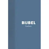 Royal Jongbloed Bijbel (HSV) met Psalmen - hardcover blauw met schelpen (Hardback)