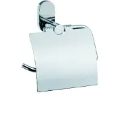 kela WC rolhouder Kela Lucido Met Klep Silver Shining