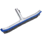 vidaXL Zwembadwandborstel aluminium