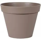 Eda Bloempot Toscane kunststof taupe D40 x H32 cm - Plantenpotten