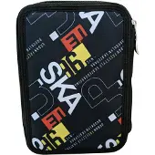 No Fear Etui Skate Junior 20 Cm Polyester Zwart 27-delig