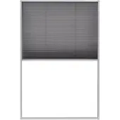 Möbelando vidaXL Raamhor plissé 80x120 cm aluminium