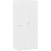 vidaXL Kledingkast 80x52x180 cm bewerkt hout wit