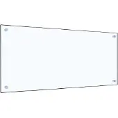 vidaXL Spatscherm keuken 90x40 cm gehard glas transparant