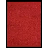 vidaXL Deurmat 60x80 cm rood