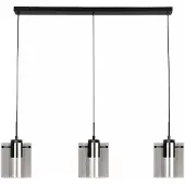 Freelight Hanglamp Interno 3 lichts L 100 cm zwart