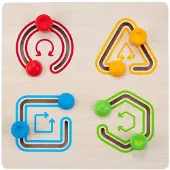 Engelhart Planet Happy Schuifpuzzel geometrisch 4 vormen