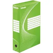 Esselte Boxycolor Archiefdoos - 80 x 352 x 250 mm - Groen | 25 stuks