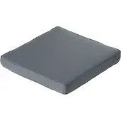 Madison Loungekussen Madison Luxe Rib Grey (73 x 73 cm)