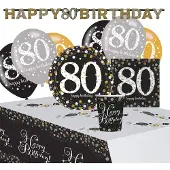 Amscan Partypakket 80e Verjaardag Unisex 41 Stuks