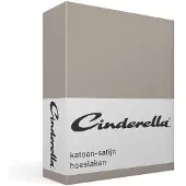 Cinderella Hoeslaken Taupe (Satijn)-80 x 200 cm