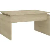 vidaXL Salontafel 68x50x38 cm bewerkt hout sonoma eikenkleurig