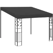 vidaXL Wandpaviljoen, 3x3x2,5 meter, antraciet