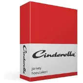 Cinderella Hoeslaken Jersey Stretch 30cm Hoge Hoek - red 200x210/220cm