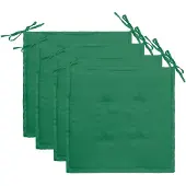 vidaXL Tuinstoelkussens 4 st 40x40x4 cm oxford stof groen