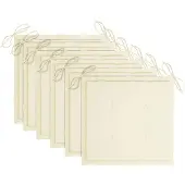vidaXL Tuinstoelkussens 6 st 40x40x4 cm oxford stof crèmekleurig