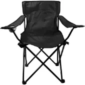 Abbey camp Campingstoel - Vouwstoel - Visstoel - Incl Draagtas - Zwart