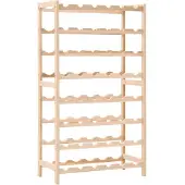 vidaXL Wijnrek 57,5x28x102 cm cederhout