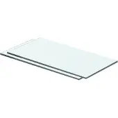 vidaXL Schappen 2 st 40x15 cm glas transparant