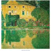Blokker Gustav Klimt - Schlosskammer On Attersee Kunstdruk 70x70cm