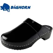 Bighorn Medische Klomp 6006 Zwart Lak-Schoenmaat 37